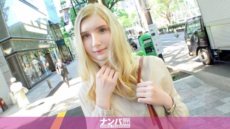 200GANA-2491 Seriously Nampa, first shot.  - 1641 A genuine blonde Caucasian beauty who walks dashingly on Omotesando!  - If you touch her ears gently, you will get a stunned expression ... Maybe she is weak against pushing, she shows off her pure white naked body!  - Shake yourself with the polite and intense SEX of the Japanese people!  - !!